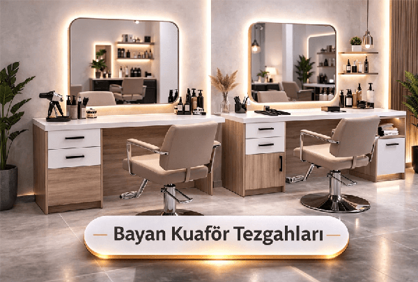 Bayan Kuaför Tezgahları